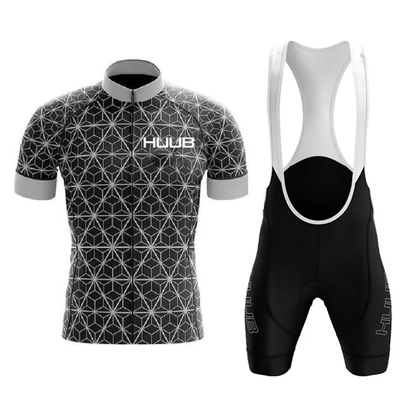 HUUB Raudax Bike Set New Team Bike Clothing Mountain Bike 19D Gel Bib Shorts Men's Cycling Jersey Set Ropa Ciclismo Triathlon