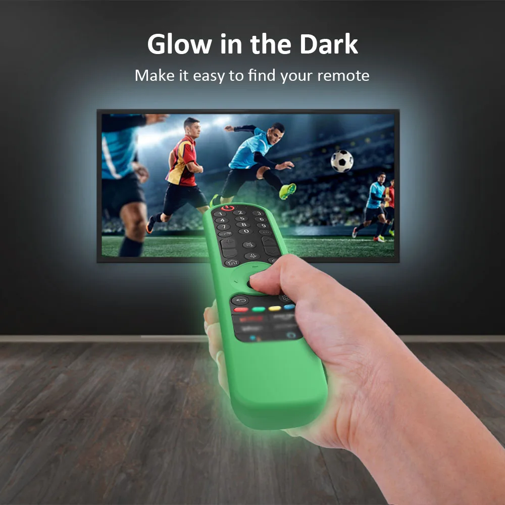 Remote Control Cover for Control Case Compatible with LG Smart TV AN-MR21GC MR21N/21GA Magic Remote Silicone Protective Case 5