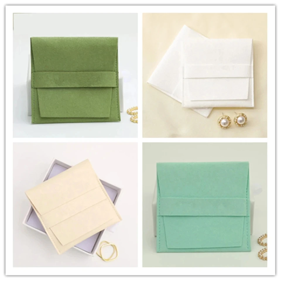 

20/50/100pcs Microfiber Jewelry Gift Bags for Wedding Party Candy Favor Envelope Pouch DIY Jewelry Organizer Earring Bracelets