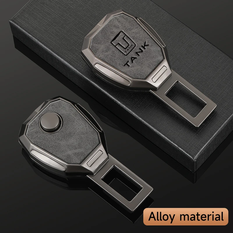 Car Seat Belt Extension Plug Buckle Seatbelt Clip Adjustable Extender For Great Wall GWM Tank 300 City 300 Bord Auto Accessories