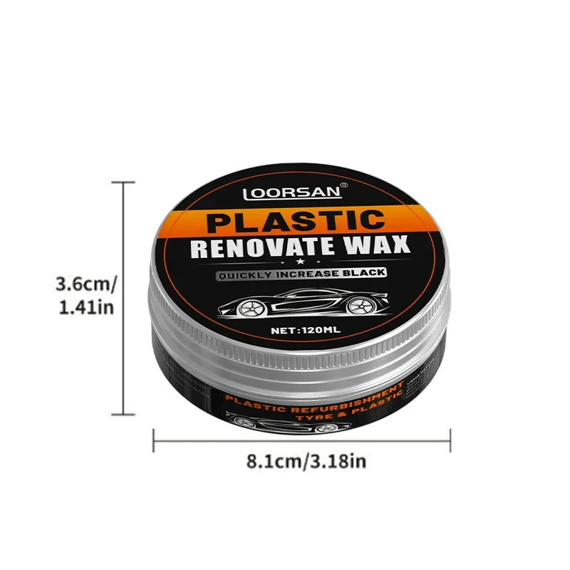 Universal Leather and Plastic Repair Polishing Wax - Automotive interior reconditioning cream for leather/plastic/rubber care 6