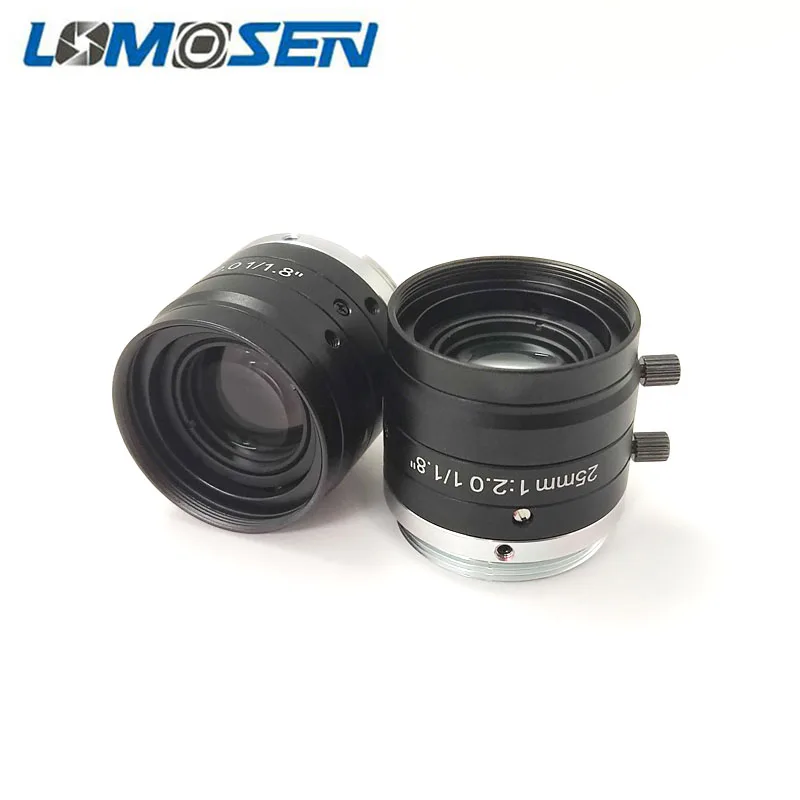 

Most Popular 1/1.8" 25mm 5MP Pixel Optical Design High Resolution Lens for Industrial
