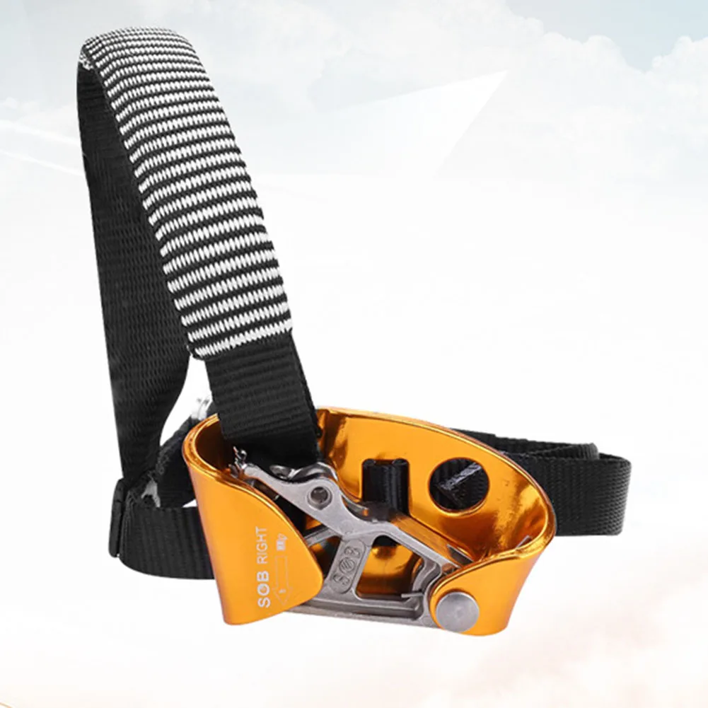 1pc Left/Right Foot Ascender Riser Rock Climbing Mountaineering Safety Equipment Indoor Sport Accessory For Camping Hiking