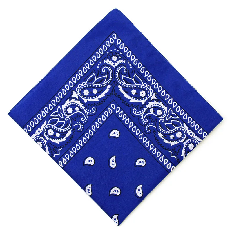 Bohemian Print Bandana Paisley Pattern Headbands Hiphop kerchief Outdoor Unisex Headband Wrist Wraps Face Mask Handkerchief