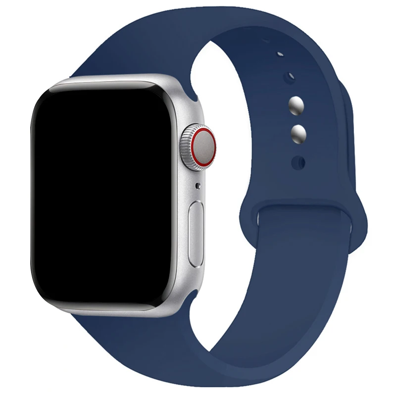 Silicone Sports Band for Smartwatch - Adjustable Loop Bracelet