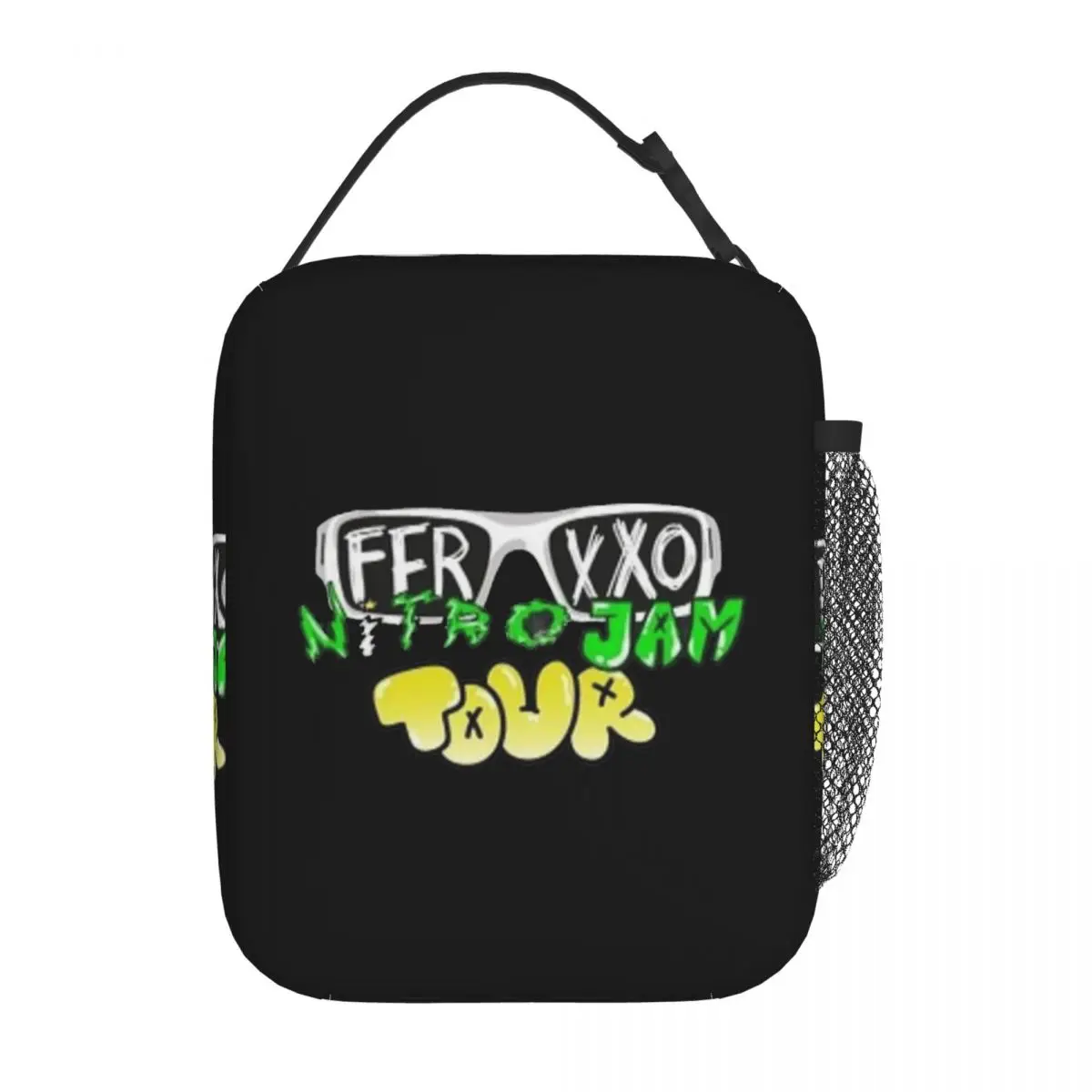 

Ferxxo Nitro Jam Tour De Feid FERXXOCALIPSIS Tour 2024 Insulated Lunch Bag Storage Food Box Reusable Thermal Cooler Lunch Boxes