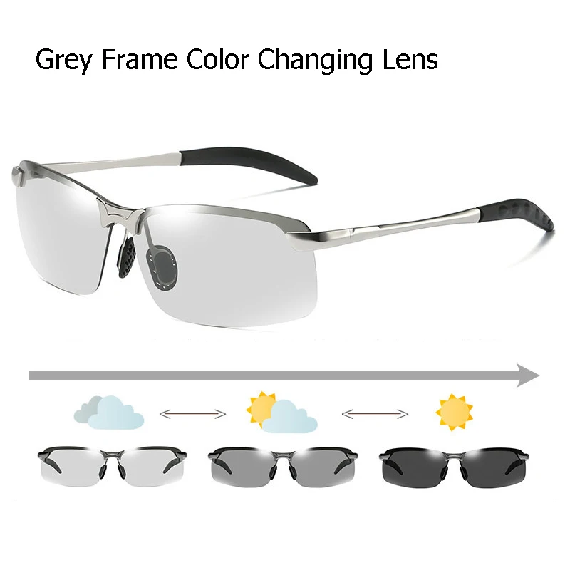 Color Changing Lens Cycling Glasses Photochromic Polarized Sports MTB Bike Sunglasses Riding Fishing Bicycle Eyewear AC0256 (8)