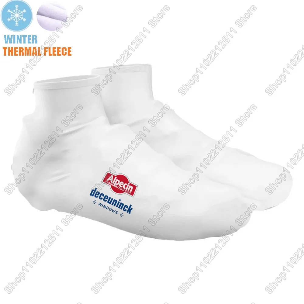 Alpecin Deceuninck Team Cycling Shoe Covers Road Bike Shoes Cover MTB Jerseys Dust-proof Non-slip Outdoor Bicycle Overshoes