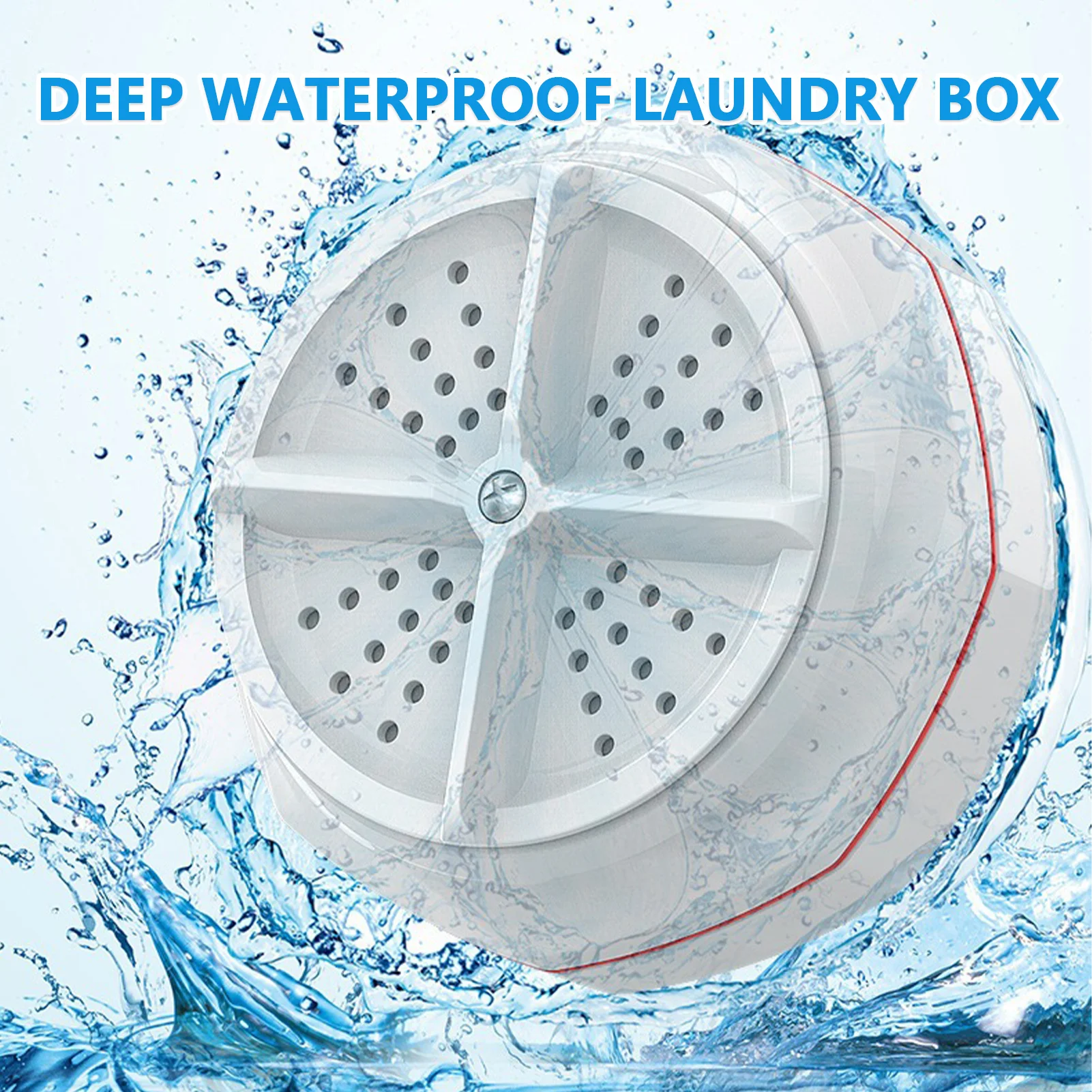 Portable Washing Machine Mini Ultrasonic Turbine Washing Machine Multifunctional Dishwashers Ultrasonic Waves Portable Washer