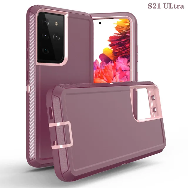 Heavy Duty Shockproof Armor Dustproof Phone Case - 3-in-1 Protection
