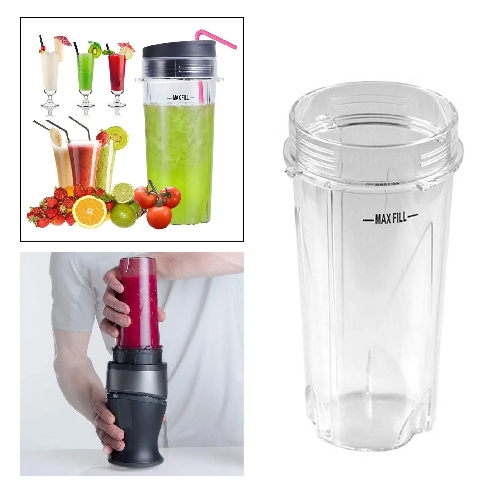 Blender Cup 16oz Versatile Leakproof for BL780 BL810 etc.