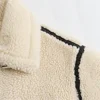 2024 RARF Autumn New Women's European and American Style Artificial Fur Effect Motorcycle Jacket Coat with Fur Integration 4