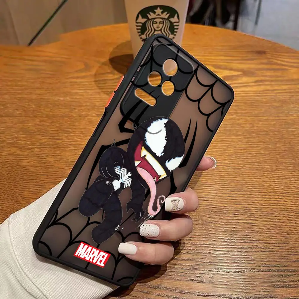 Funda mate para Redmi A1 K50 K40 GAMING K30 K20 10X 10C 10 9C 9T 9A 9 8 PRO 4G 5G Funda Shell Marvel Avengers Anime dibujos animados