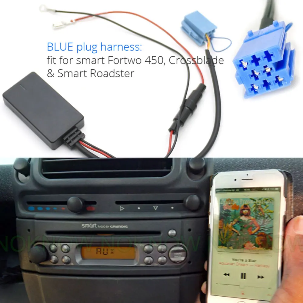 AUX Line In Adapter Für Smart Fortwo 450 1997-2007 / MP3 3,5mm