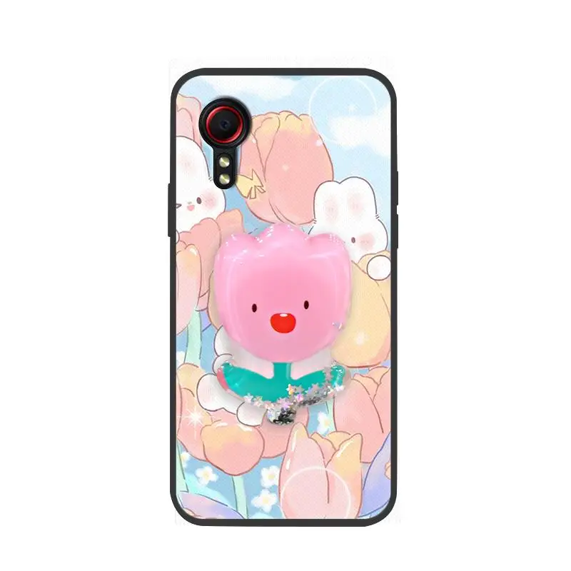 TPU phone stand holder Phone Case For Samsung Galaxy Xcover5/SM-G525F Soft Case Fashion Design 5