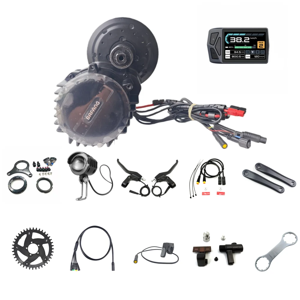 바팡 미드 드라이브 모터 BBSHD G320 48V 750W 1000W 전기 자전거 모터 키트, 업그레이드 가능한 펌웨어, 1000W 출력, 100mm 폭