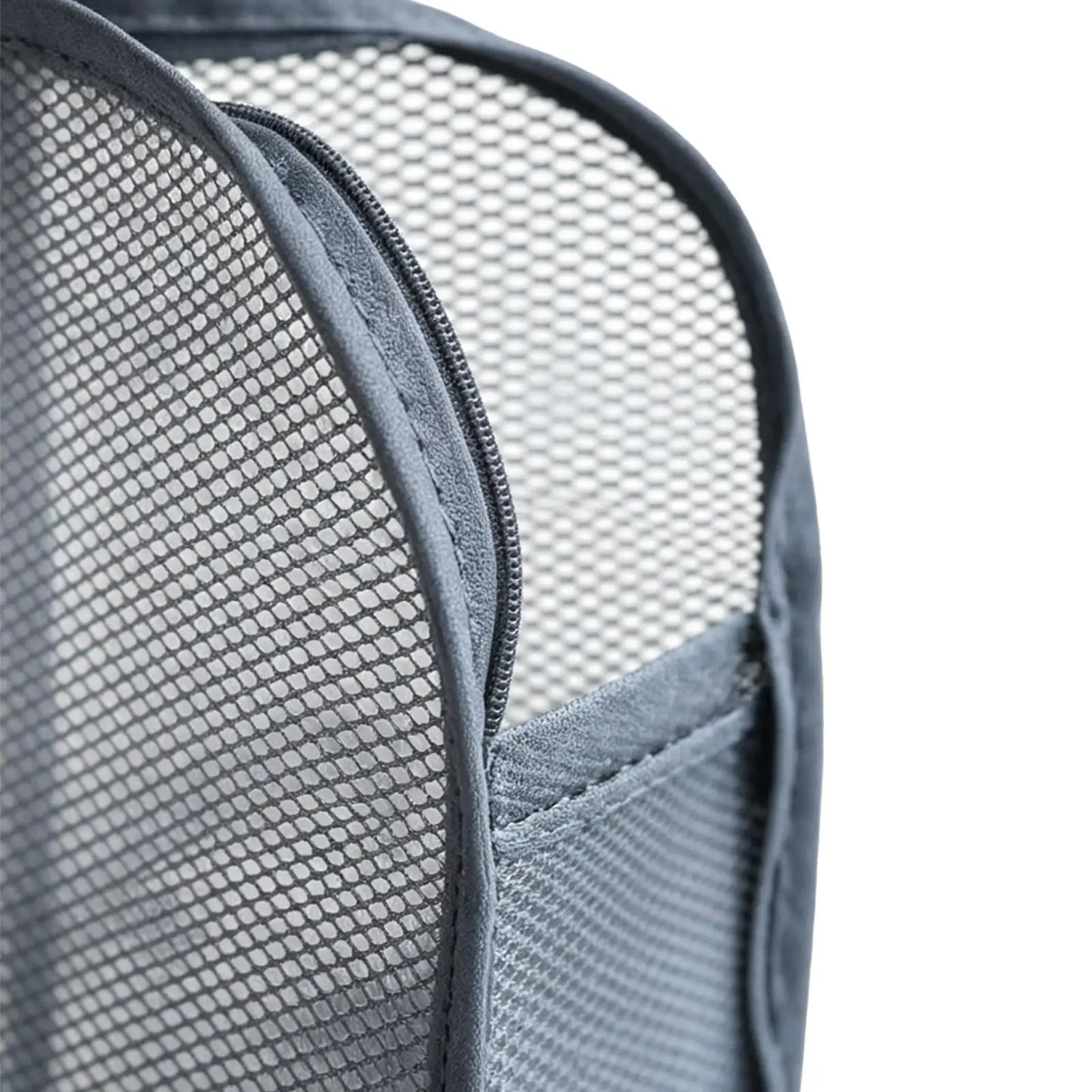 Waterproof Mesh Travel Toiletry Bag for Women - Compact and Versatile Cosmetic Organizer
