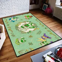 Door Mat Anti-Slip Kitchen Bedroom MINISO Handmade Tufted Rug P-PokEmon Carpet Living Sprigatito Room Entrance Decoration 2