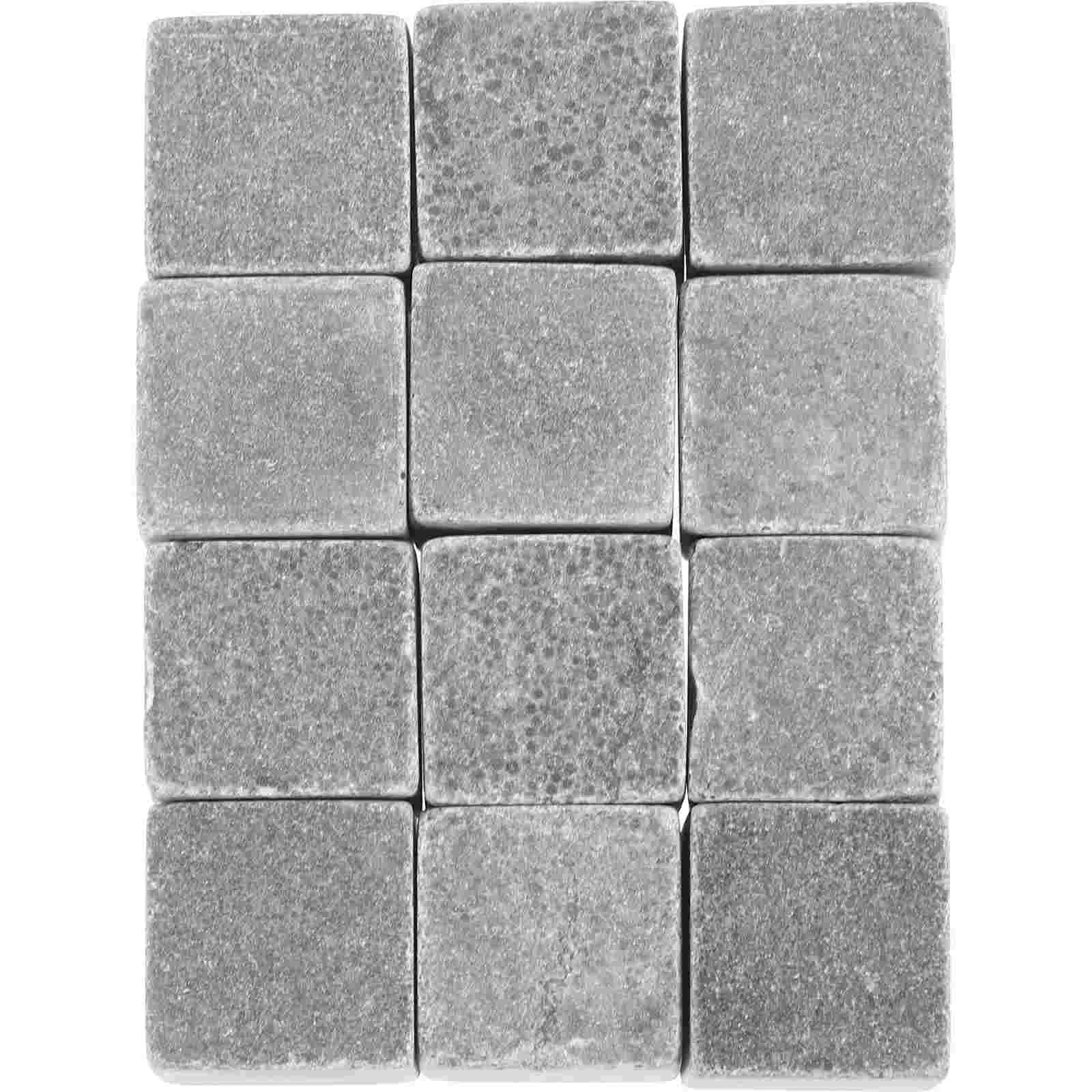 

12pcs Wear-resistant Stones Reusable Drink Stones Household Whiskey Stones