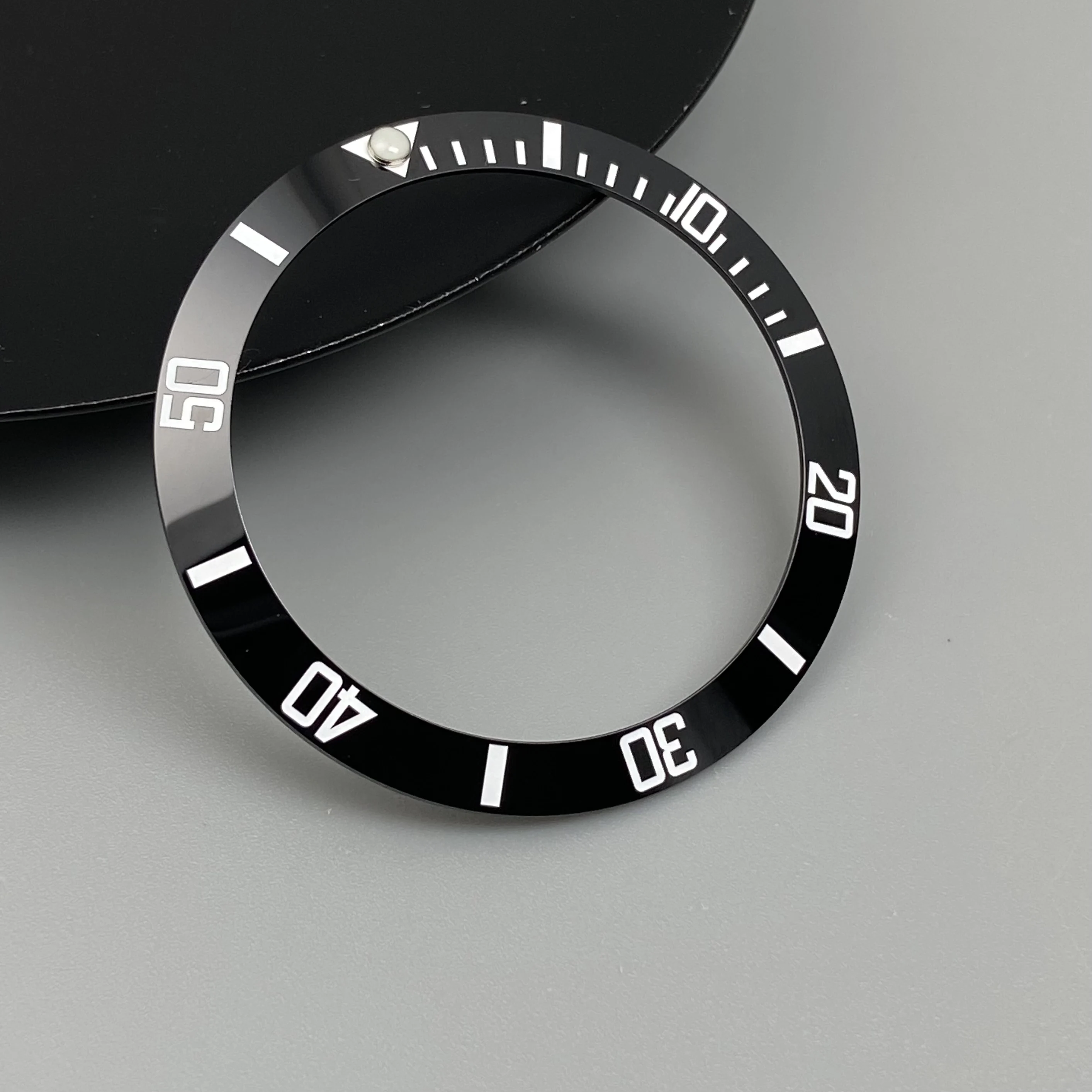 Ceramic & Aluminum Bezel GMT Diving Watch Insert for 40mm Watch Case Replacement
