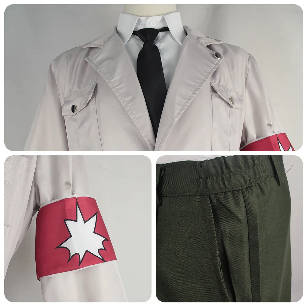 Attack on Titan: Reiner Braun | Marley Military Cosplay Costume 21 Attack on Titan Reiner Braun Marley Military Cosplay Costume