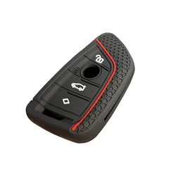 Luxury Car Key Cover - Premium Protection (Black redline LIAO)