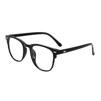 Nouvelles lunettes de myopie transparentes finies pour hommes et femmes, de -1.0 à -6.0, monture noire, verres correcteurs pour myopie 6