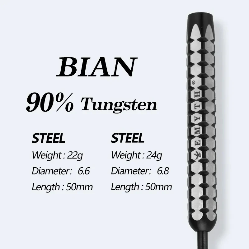 E MYTH BIAN professional tournament 90% tungsten steel darts needle black hard darts electronic darts 22/24 grams