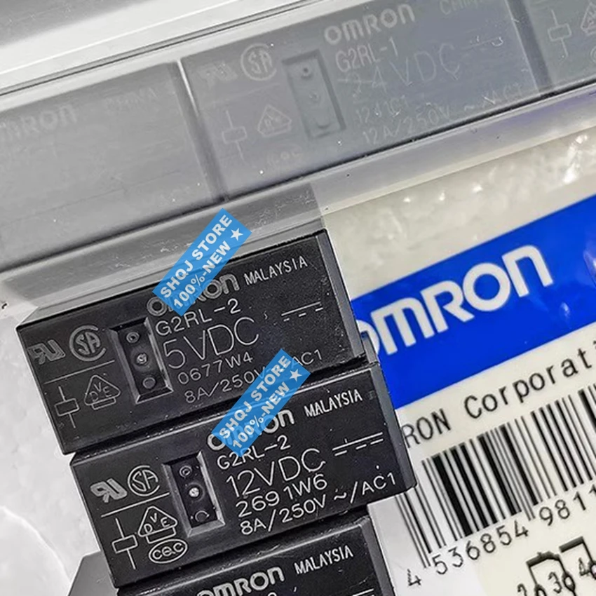 SHQJ STORE 100%-NEW 10PCS G2RL-1-E G2RL-2 G2RL-1 G2RL-1A-E G6RN-1 12VDC 24VDC 5VDC G2RL SERIES RELAY Original