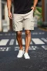 Men's Plain Casual Comfy Cargo Shorts, Summer Clothing, Bermuda Shorts 1