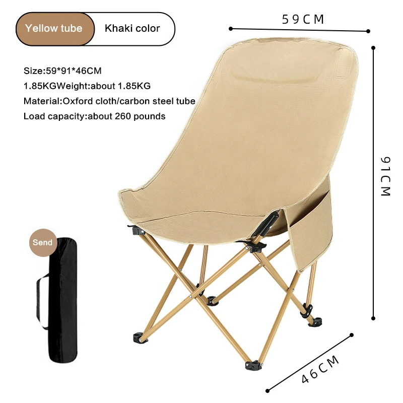 Camping-Moon-Chair-High-Back-Ultralight-Folding-Chair-Portable-130Kg ...
