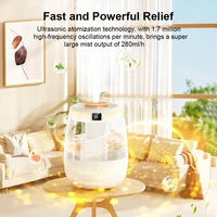 Humidificateur d'air professionnel de grande capacité, Double Port de pulvérisation, machine à brume fraîche pour la maison, la pièce et le bureau, humidificateur d'air silencieux pour bureau 2