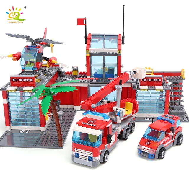 City Fire Station Blocks 1