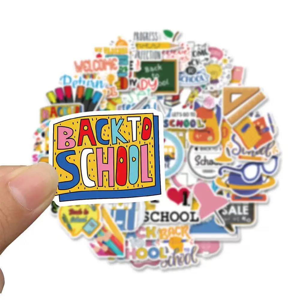 Back to School Graffiti Stickers DIY Notebook Skateboard Phone Case Luggage Self-Adhesive Decoration Stickers Decals Stickers