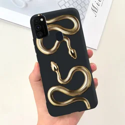 Luxury Marble Flower Cartoon Soft Silicone Phone Case Cover for Samsung M30s (Case-c01)