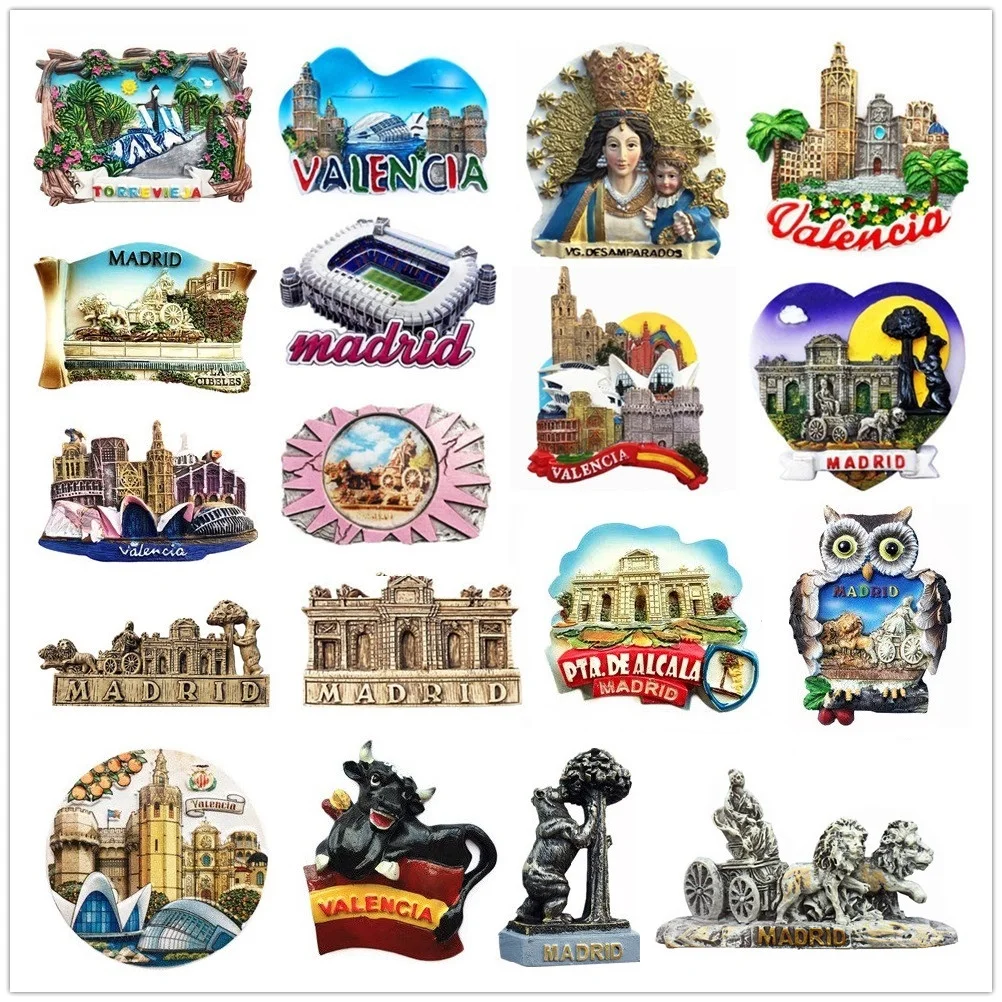 Souvenirs Spain Fridge Magnet | Spain Refrigerator Magnet | Souvenirs - Fridge Magnets - Aliexpress