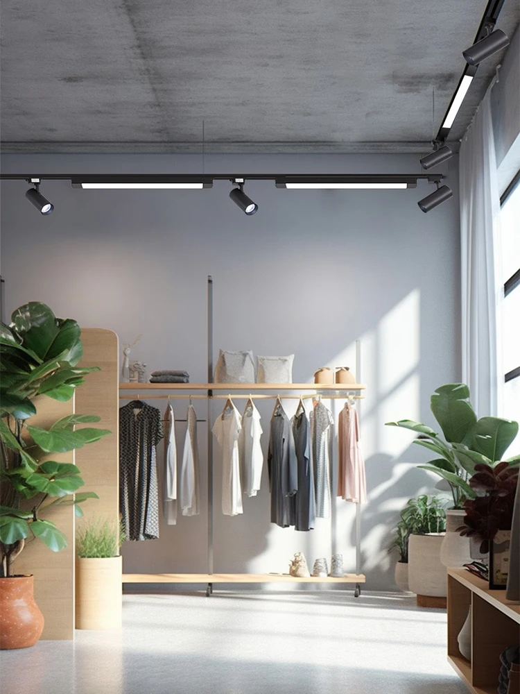 Description Picture 3 of itemTrack Light 85-264v Set Led Magnetic Track Lamp 10W/20W Track Spotlight Lighting Fixture for Home Decoration Clothing Store