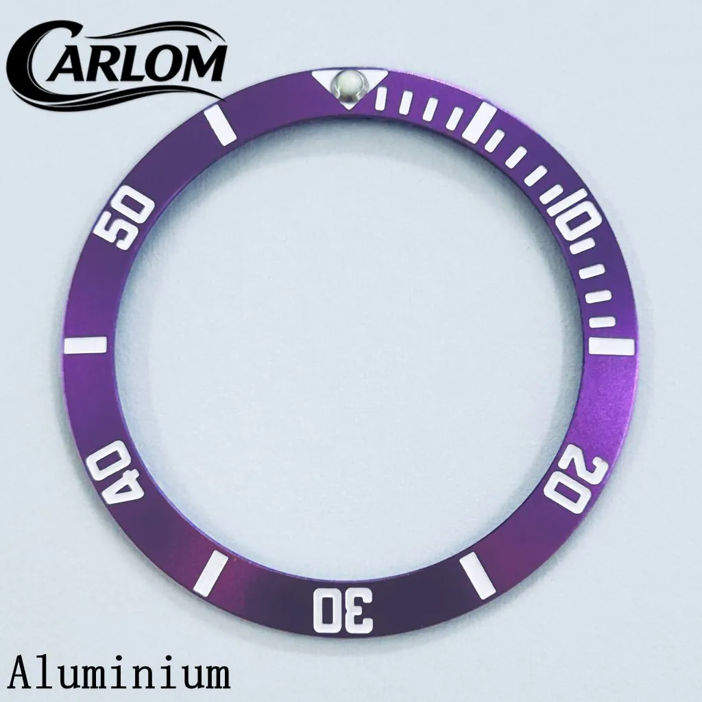 Black Blue Green Gray Ceramic Aluminium Sloping Bezel Insert