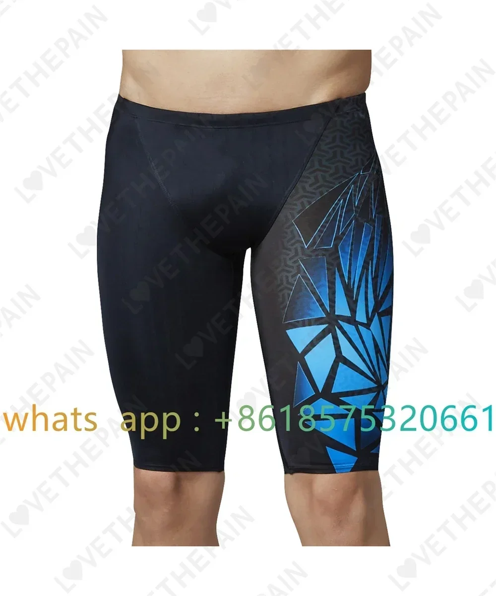 Mens Swimsuit Shorts Swimming Trunks Endurance Athletic Training Swimsuit Racing Shorts Beach Swimwear Surfing Swim Jammers