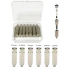 10PCS High Pressure Spray Nozzle Dry Fog Mist Ceramic Spray Core Nozzle For Humidification Cooling Nickel Plated Brass 0.1-0.8mm 1