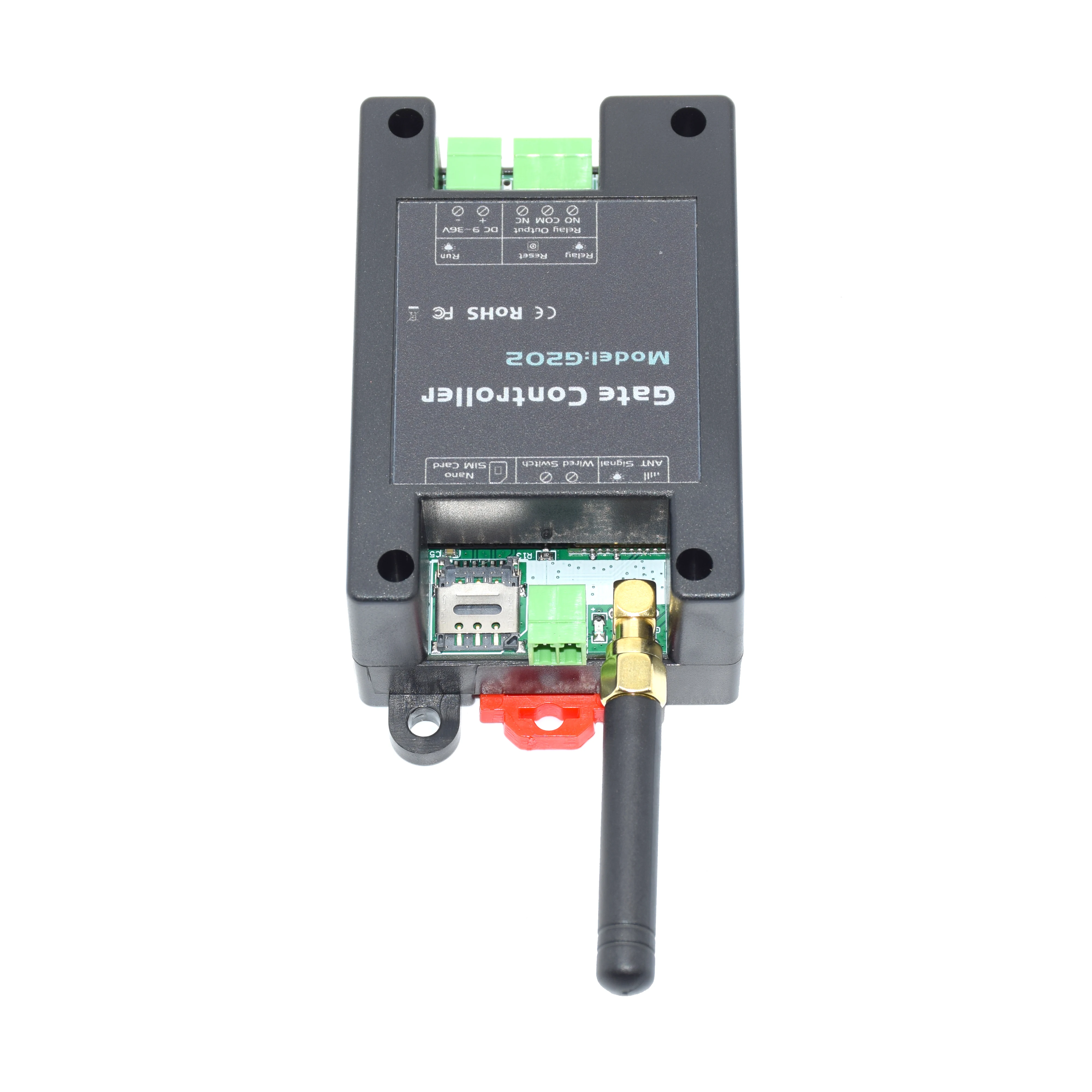 Garage Gate Opener Gate Opener Control Board GSM 4G LTE Gate Opener G202 SMS Remote Control Single Relay Switch For Sliding Swing Garage Gate Opener Replace RTU5024