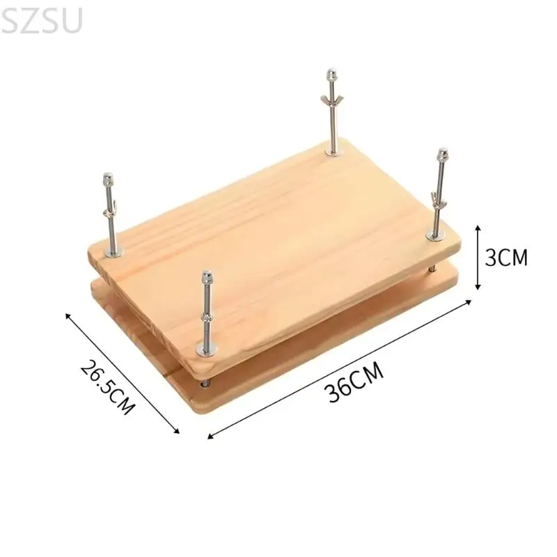 4개의 금속 볼트와 넓은 14.2 단위 작업 공간을 갖춘 SZSU 효과적인 책과 꽃 프레스