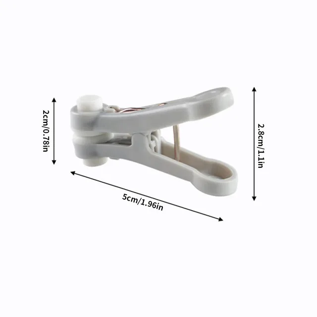 16 db Nem Jelöléssel Ellátott Szél Elleni Klipek Háztartási Ruhák Qiult Multifunkcionális Ruhanemű Függő Csapok - Image 4