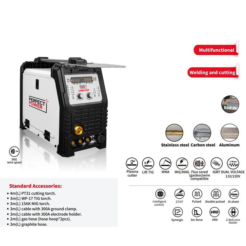 Welder Gasless Welding MIG Welders Machine10 in 1 welding machine Plasma Cutter Portable Welding Machine