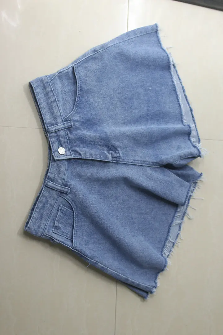 women's clothing stores women Shorts Loose Wavy Jeans Skirt High Waist Casual Washed Korean Loose Jeans Summer hot girls high street shorts golf shorts