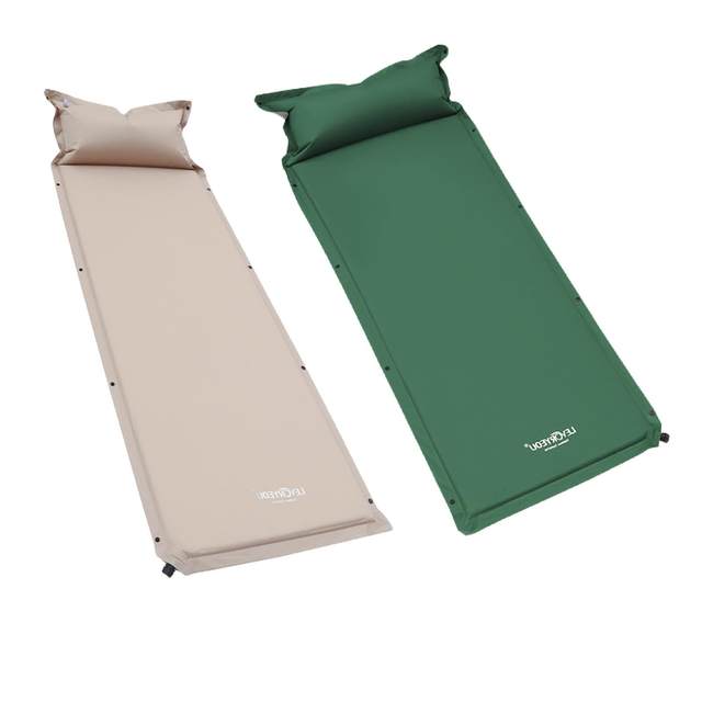 Inflating Mattress Inflatable Sleeping Mat Cushion Waterproof Foldable Outside Portable for Camping Balcony Backpacking Indoor