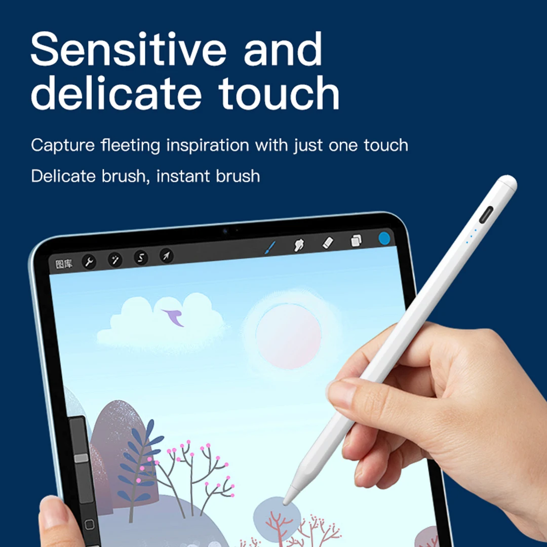 

Стилус для планшетов, универсальная сенсорная ручка для Apple Pencil, Ipad, Xiaomi Pad, Redmi, Lenovo Tab, IOS, Android, Windows