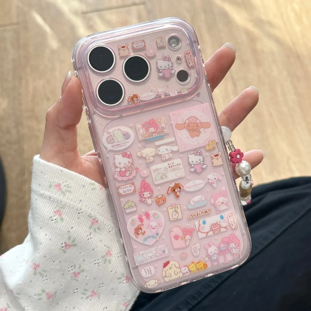Hello Kitty Melody Cartoon Pink Phone Case image 16