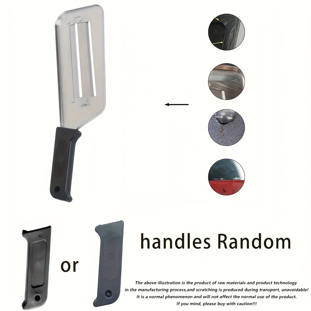 1pc, Cabbage Kitchen Knife, Cabbage Hand Chopper, Metal Sauerkraut Knife, Double Slice Planer, Vegetable Knife, Slice Knife