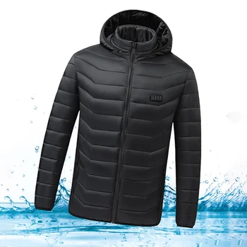 21 Areas Heated Jacket Men Camping Heated Clothing Ski Thermal Clothing for Outdoor Hunting Hiking Camping Skiing 2